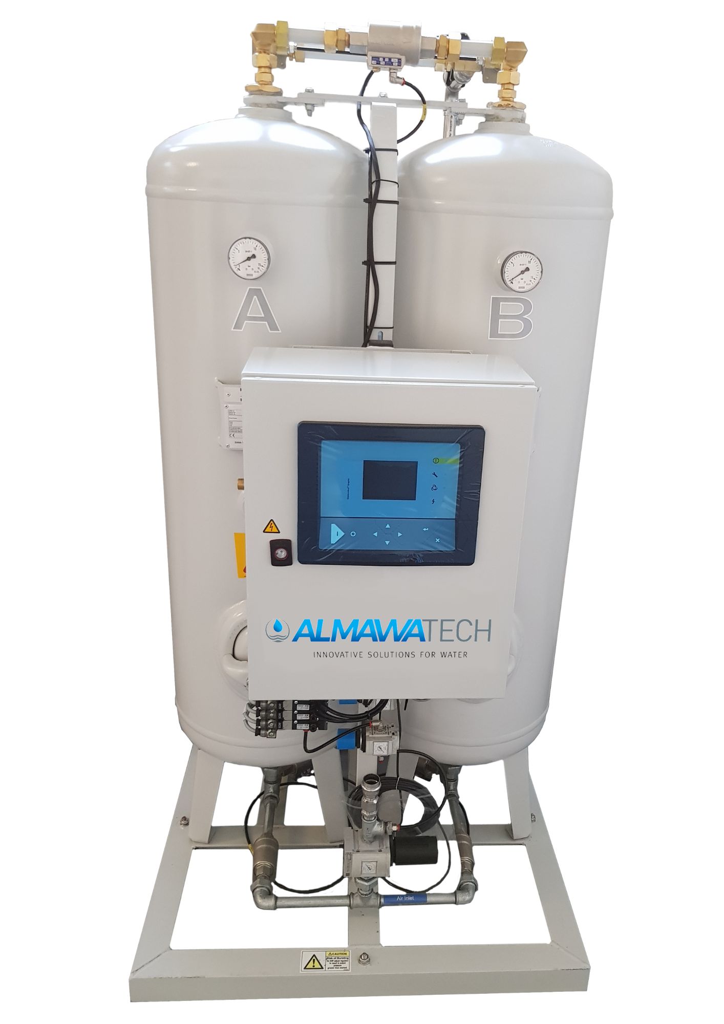 Kontinuierliche Sauerstofferzeugung für Trinkwasser- und Abwasseranwendungen mit dem ALMA OXI O2
