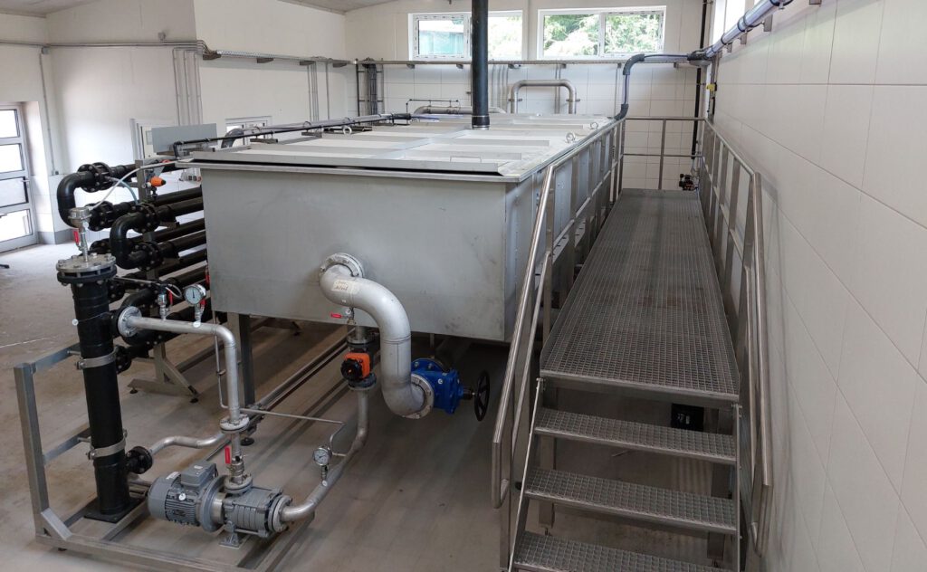 Flotationsanlage zur Behandlung von Abwässern aus Molkereien und Käsereien von ALMAWATECH