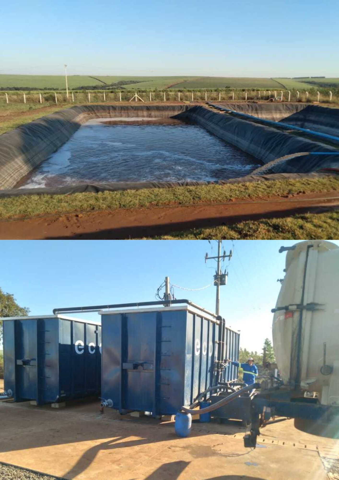 Behandlungsanlage für industrielle Abwässer in Brasilien