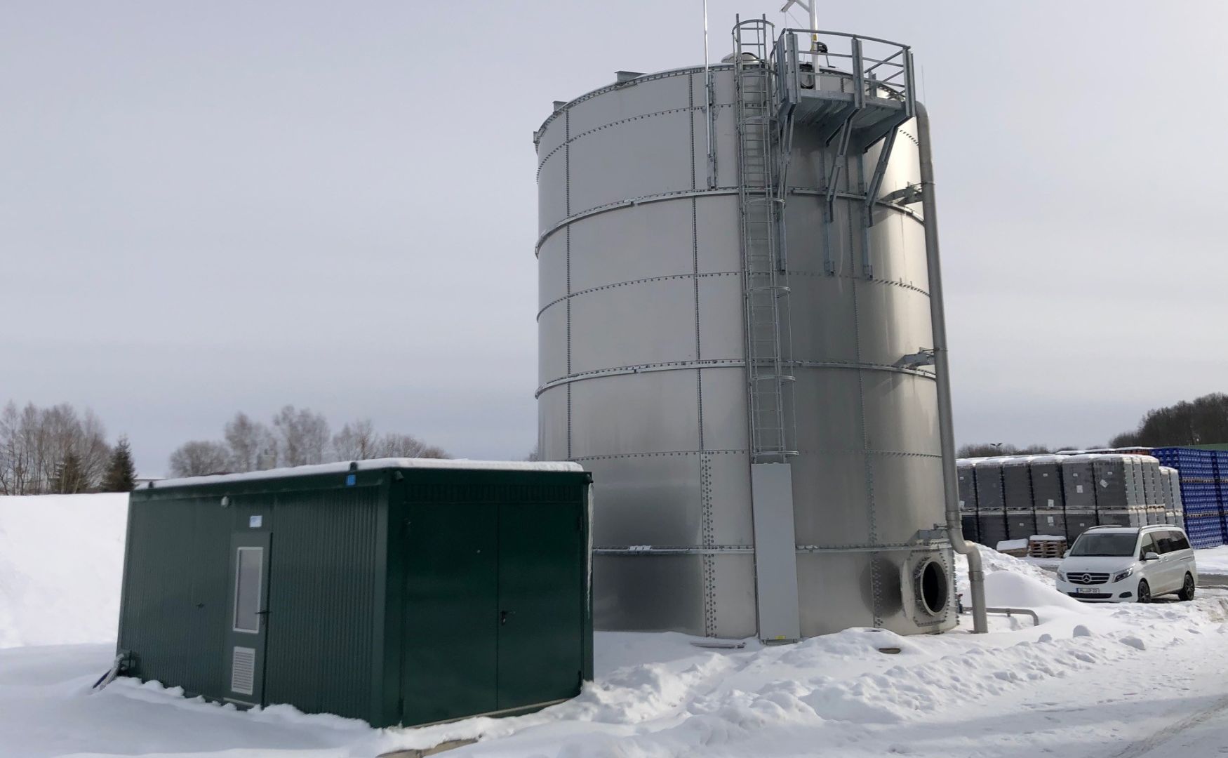 Abwasserbehandlung für Abwasser aus einer Brauerei