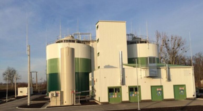 Anaerobe Faulung zur Gewinnung von Biogas aus kommunalen Klärschlamm