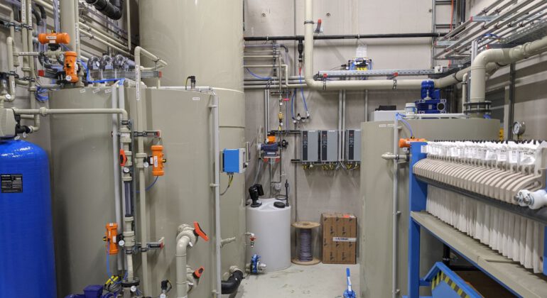 CP-Anlage zur Behandlung von Abwasser aus der Gasfaserproduktion