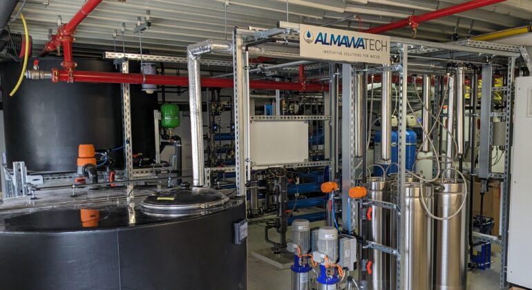 Wasseraufbereitung, VE-Wasser für die Firma SCHOTT Pharma