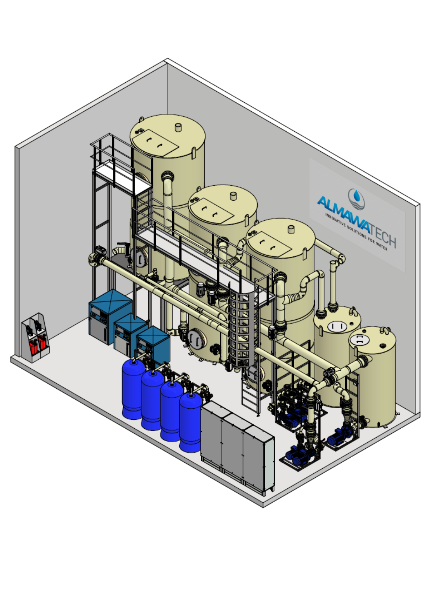 Biofiltration zur Vorbehandlung für Wasserrecycling mit Umkehrosmoseanlagen