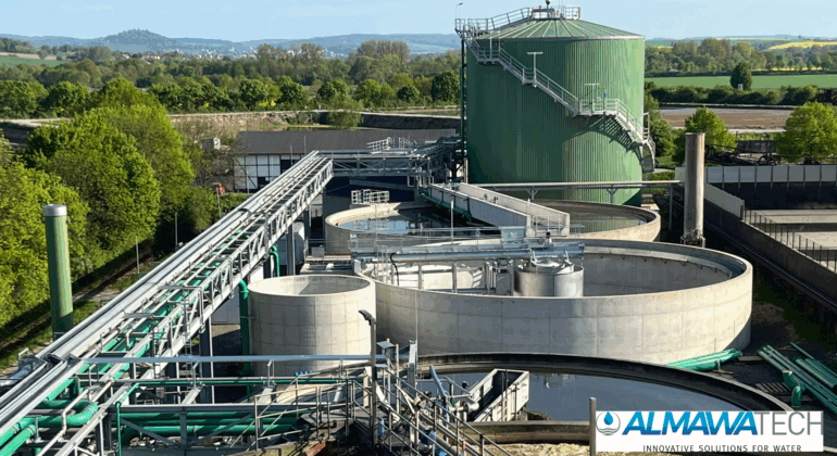 Biogasanlage zur Behandlung von industriellen Abwasser