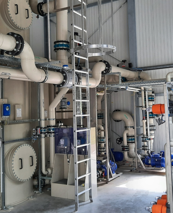 Filtración biológica para plantas de reciclado de agua