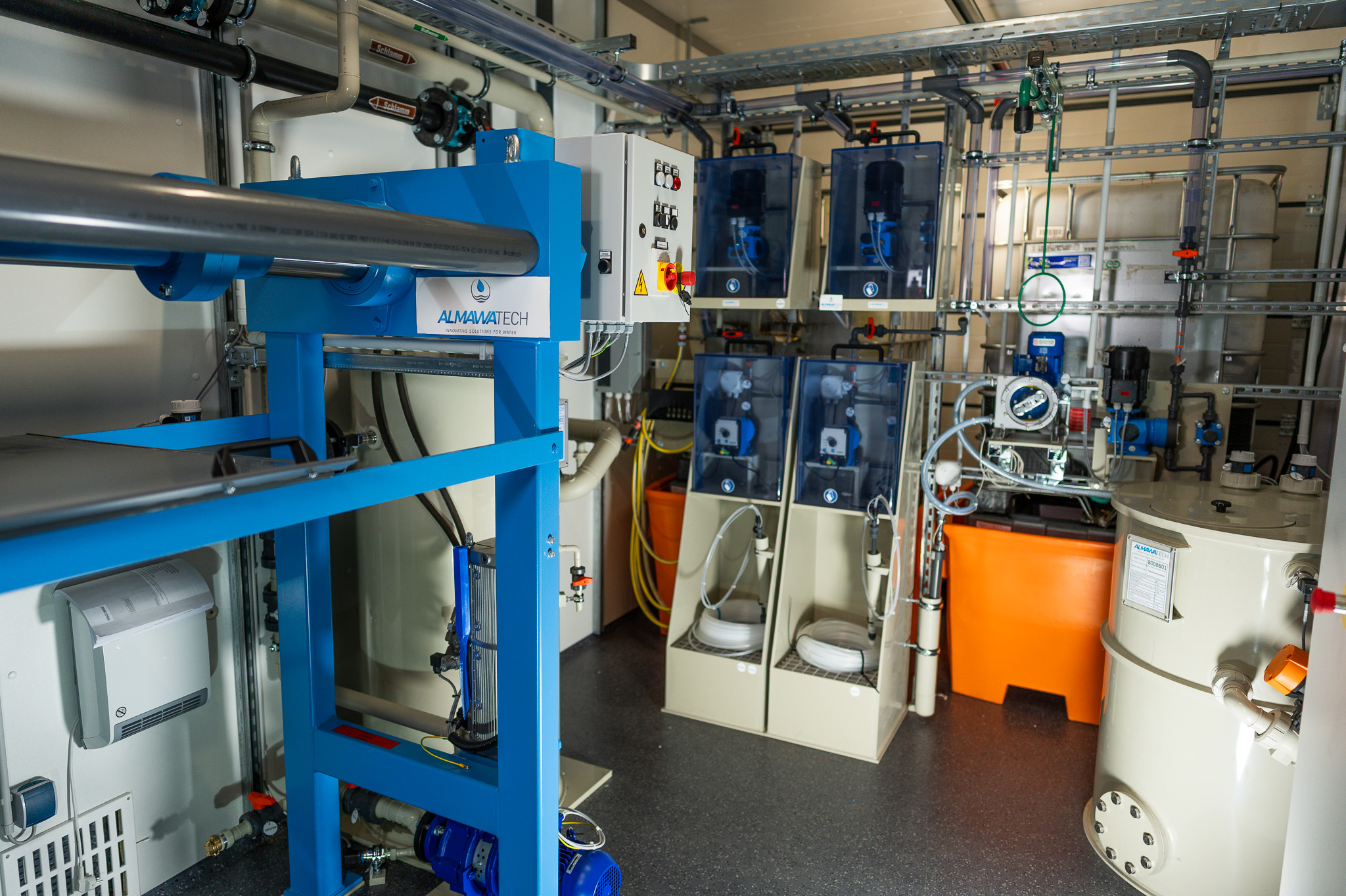 CP-Anlage in Containerbauweise im ALMA Modul