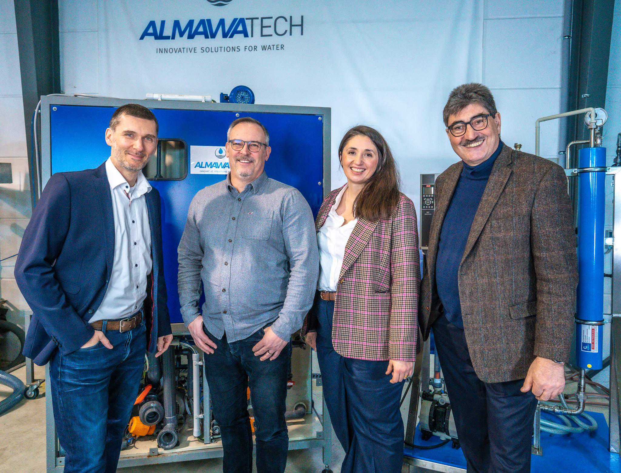 Geschäftsführung und Prokuristen der ALMAWATECH