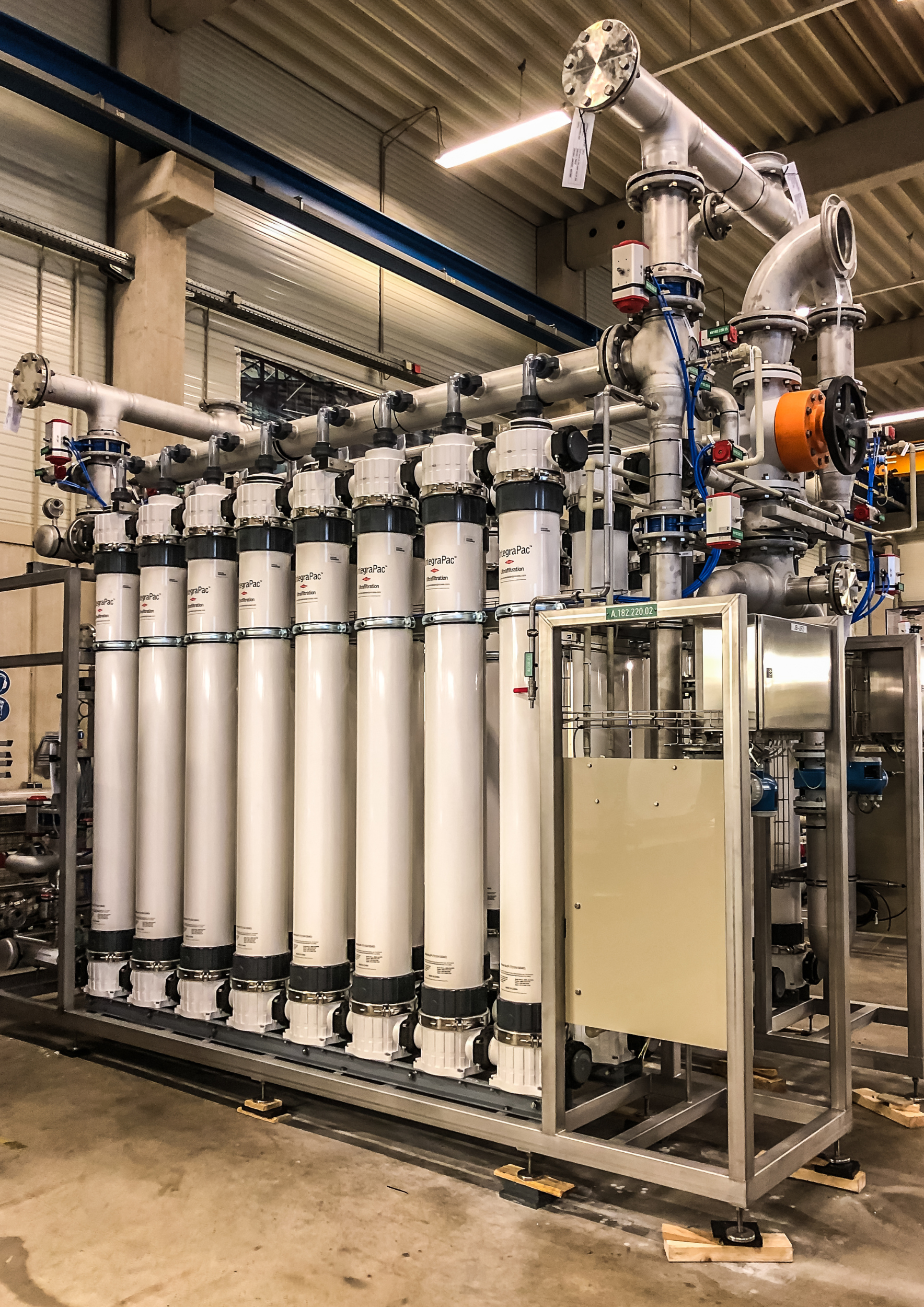 Ultrafiltrationsanlage zur Behandlung industrieller Abwässer von Almawatech
