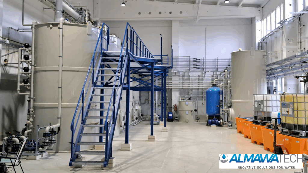 CP-Anlage ausgeführt als Chargenanlage zur Behandlung von Sonderabfällen