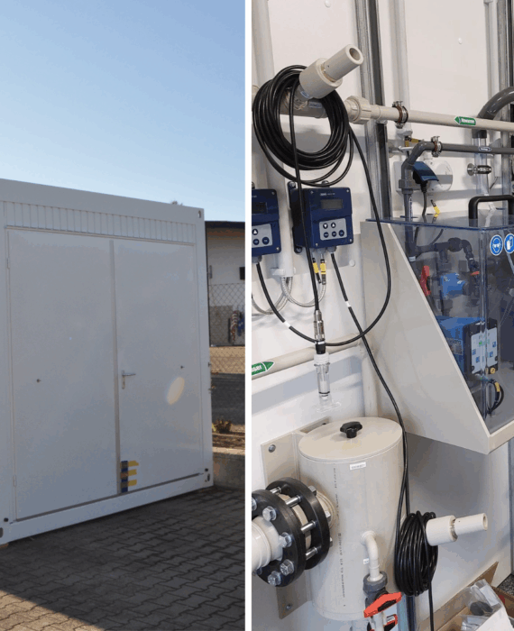 Kompakte Neutralisationsanlage für Abwasser