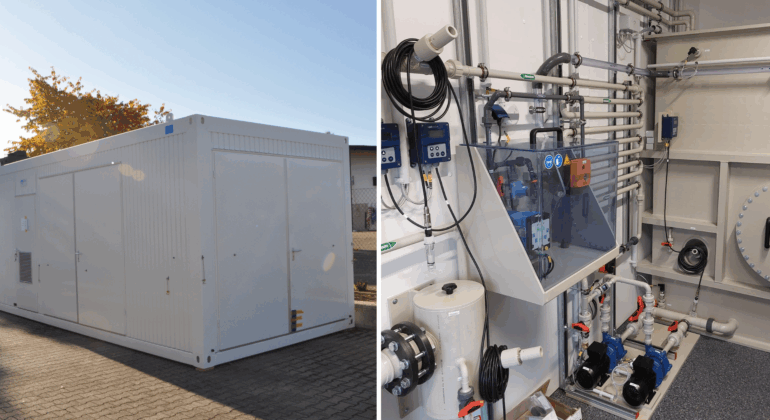 Kompakte Neutralisationsanlage für Abwasser