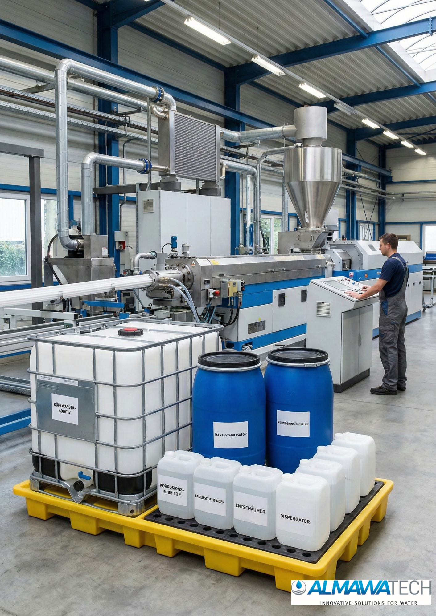 Kunststoffverarbeitung: Prozessadditive wie Korrosionsinhibitoren und Emulsionsspaltmittel für bessere Verarbeitung und saubere Oberflächen