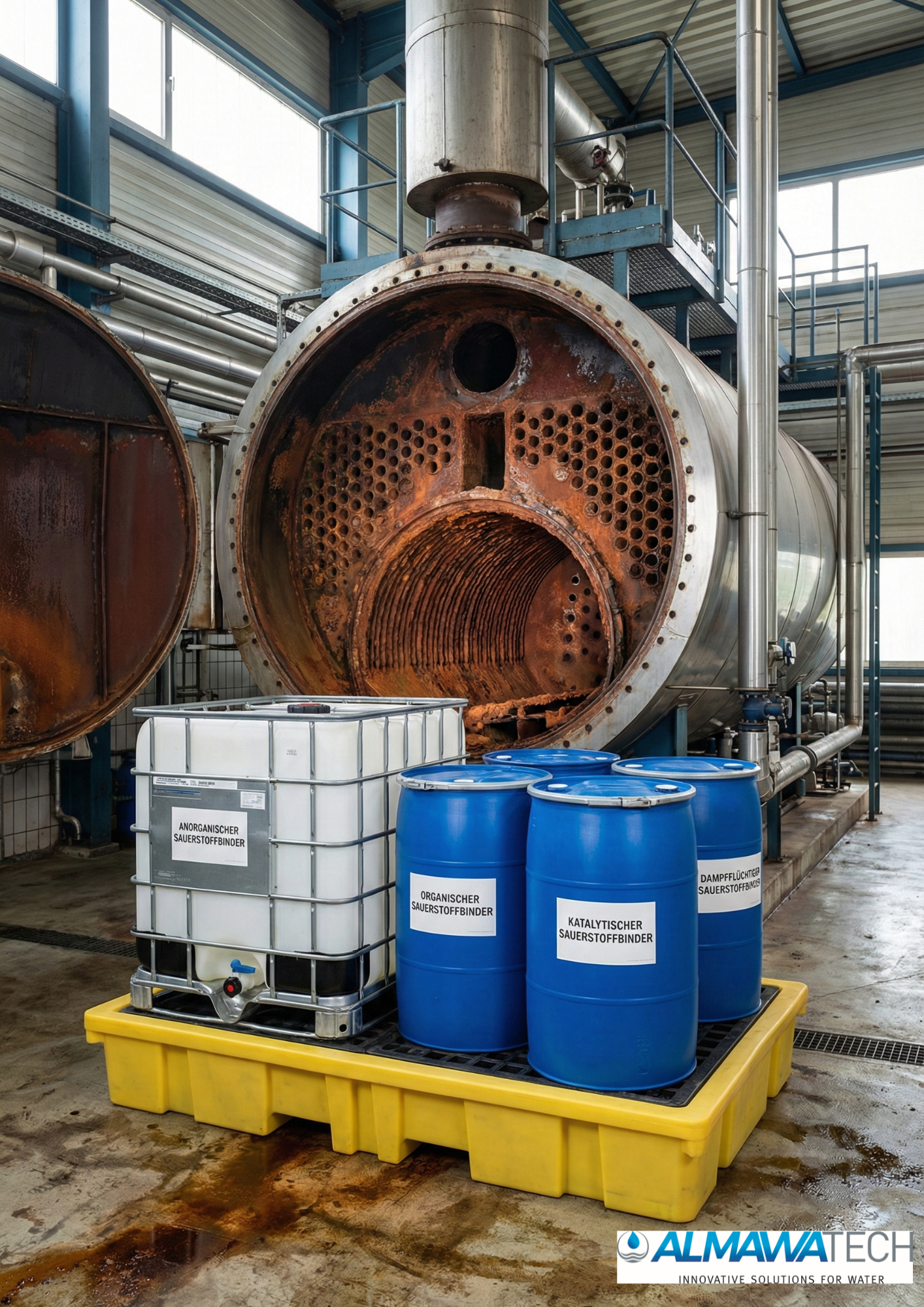 Zuurstofbinders voor ketelinstallaties – verminderen opgeloste zuurstof en voorkomen corrosie in het voedingswater