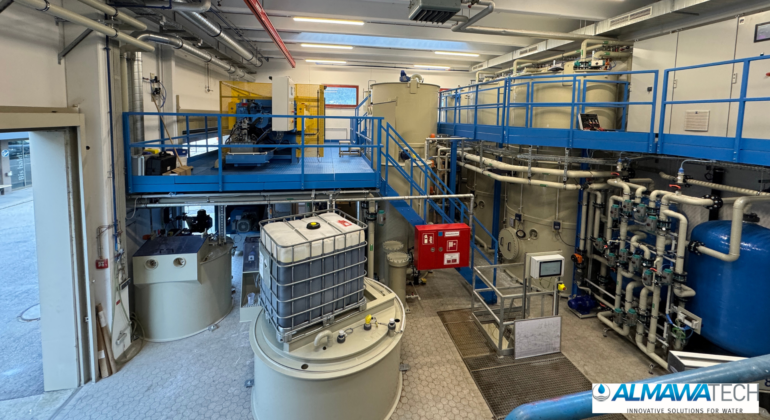 Abwasserbehandlungsanlage für die Firma ADLER Lacke