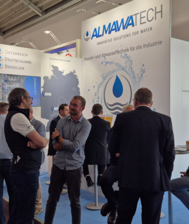 Messestand von ALMAWATECH auf der IFAT 2026